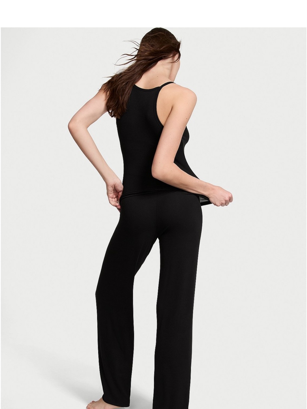 VS Grey Ribbed Lounge set / pajama - Picture 3 of 4